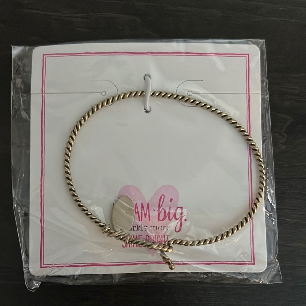 Thirty-One Gold Twisted Bracelet